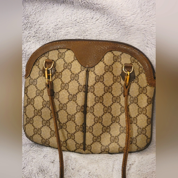 GUCCI GG Canvas Web Sherry Line Shoulder Bag - Picture 2 of 16